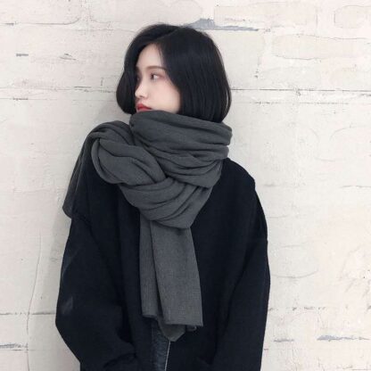 Thick and Warm Scarf for Winter Style