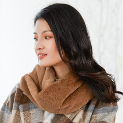 Winter Solid Scarf Collar for Women - Image 3