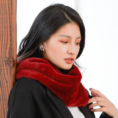 Winter Solid Scarf Collar for Women