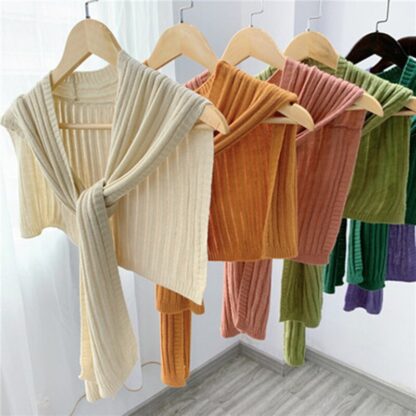 Warm Shawl with Cape Design - Image 2
