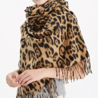 Leopard Print Scarf