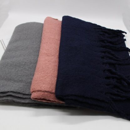 Winter Warm Plain Shawls in Big Size - Image 4