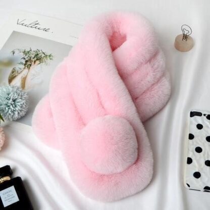 Stylish Soft Fuzzy Scarves - Image 5