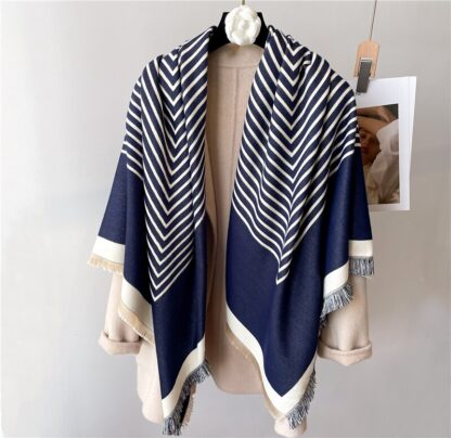 Warm Echarpe Square Wrap