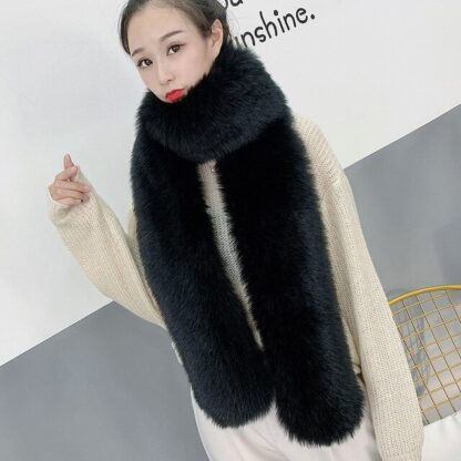 Thick Warm Faux Fur Scarf - Image 9