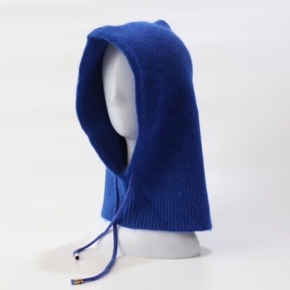 Unisex Knitted Hooded Scarf - Image 5