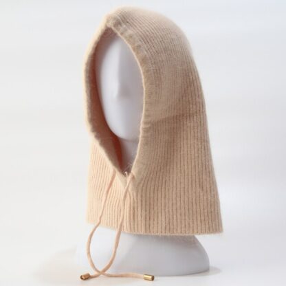Unisex Knitted Hooded Scarf - Image 9