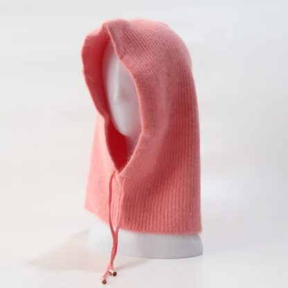 Unisex Knitted Hooded Scarf - Image 2