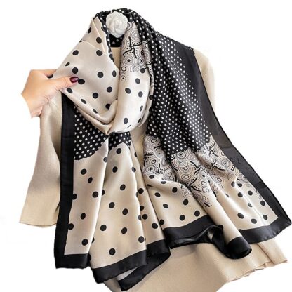 Designer Polka Dot Scarf