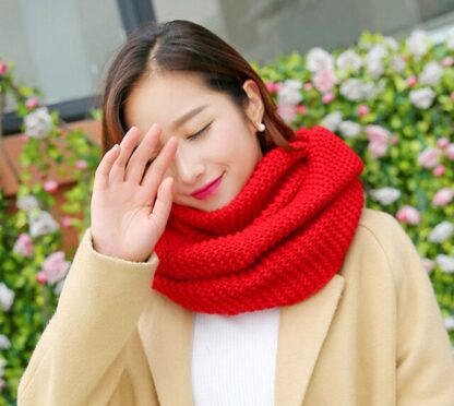 Infinity Circle Knit Scarf - Image 4