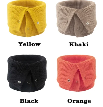 Unisex Solid Collar Bandana - Image 4
