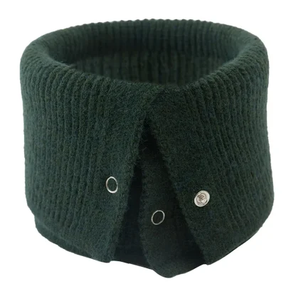 Unisex Solid Collar Bandana - Image 2