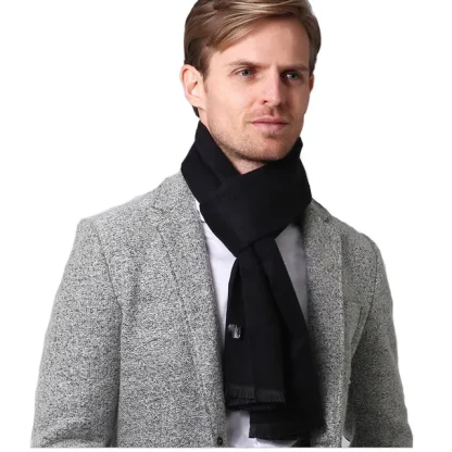 Warm Wool Wrap for Men - Image 6