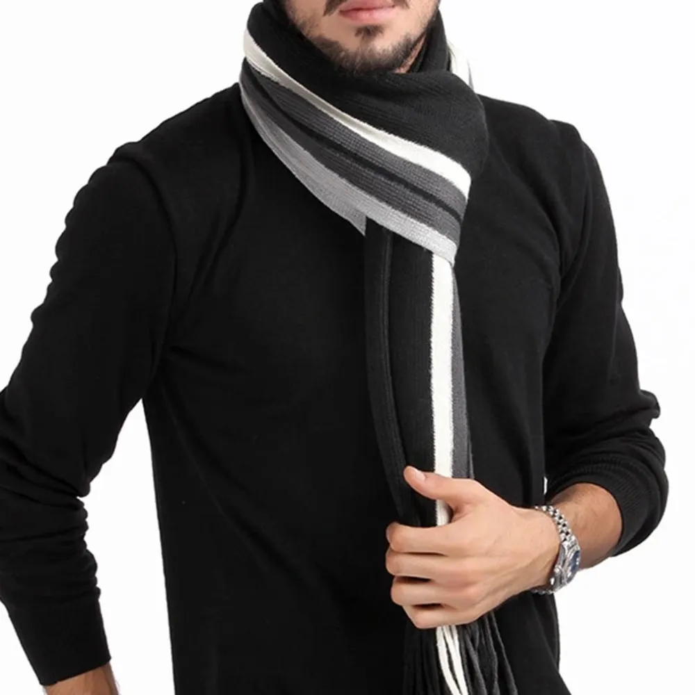 Kripyery Men Scarf Zipper Fall Winter Female Male Scarf Neck Warmer Fashion  Black : : Fashion