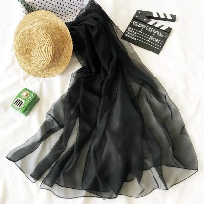 Thin Imitation Silk Wrap - Image 13