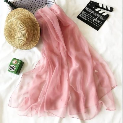 Thin Imitation Silk Wrap - Image 10