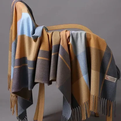 Cozy Cashmere Feel Shawl - Image 4