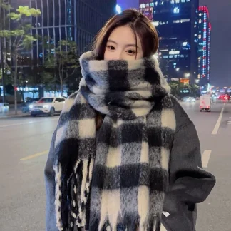 Elegant Long Winter Shawl